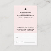 Carte De Visite Animaux de compagnie de dessin moderne avec rendez (Dos)