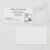 Carte De Visite Animaux de compagnie Groomer de chien Spa Fancy St (Devant / Derrière)