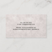 Carte De Visite Animaux de compagnie Sitter Chien Marcher Joyeux L (Dos)