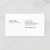 Carte De Visite Animaux de compagnie Sitter & Groomer Chien Coeur  (Dos)