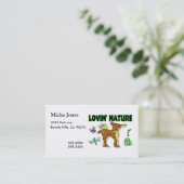 Carte De Visite Animaux de nature de Lovin (Debout devant)