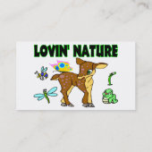 Carte De Visite Animaux de nature de Lovin (Dos)