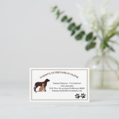 Carte De Visite Animaux de service vétérinaire animal animal anima (Debout devant)