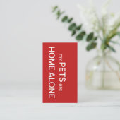 Carte De Visite Animaux d'urgence (Debout devant)