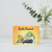 Carte De Visite Animaux exotiques (Debout devant)