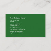 Carte De Visite Animaux mignons de jungle (Dos)