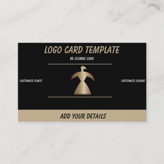 Carte De Visite Animaux préhistoriques Phoenix Bird (Devant)