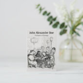 Carte De Visite Animaux recueillant au café de Paris - zoologiste (Debout devant)