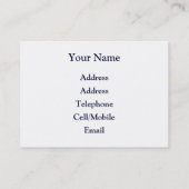 CARTE DE VISITE ANIMAUX SAUVAGES - GUANACO (Dos)