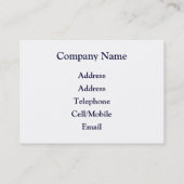 CARTE DE VISITE ANIMAUX SAUVAGES - GUANACO (Dos)