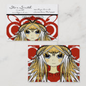 Carte De Visite Anime Girl's Club (Devant / Derrière)