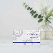 Carte De Visite anneaux bleus (Debout devant)