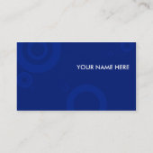 Carte De Visite anneaux bleus (Dos)