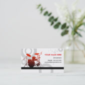 Carte De Visite anneaux de batteur (Debout devant)