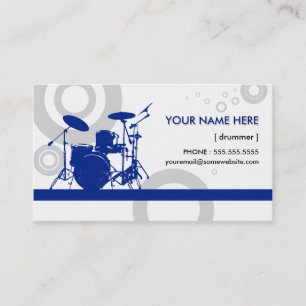 Carte De Visite anneaux de batteur