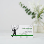 Carte De Visite anneaux de tennis (Debout devant)