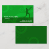 Carte De Visite anneaux de tennis (Devant / Derrière)