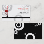 Carte De Visite anneaux de trompette (Devant / Derrière)