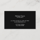 Carte De Visite Anneaux d'or 2 (Dos)