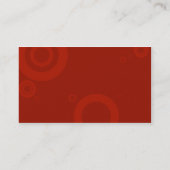 Carte De Visite anneaux rouges (Dos)
