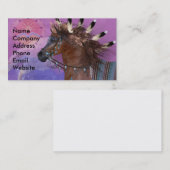 Carte De Visite Année du Cheval de l'Aigle (Devant / Derrière)