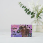 Carte De Visite Année du Cheval de l'Aigle (Debout devant)