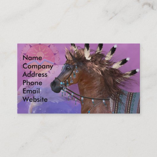 Carte De Visite Année du Cheval de l'Aigle (Devant)