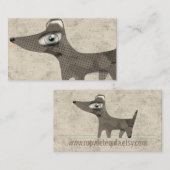 Carte De Visite Année du chien (Devant / Derrière)