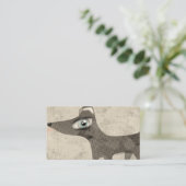 Carte De Visite Année du chien (Debout devant)