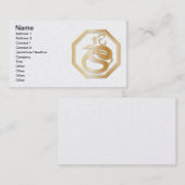 Carte De Visite Année du serpent (Devant / Derrière)