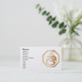 Carte De Visite Année du serpent (Debout devant)