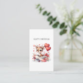 Carte De Visite Anniversaire de Deer Pilot (Debout devant)