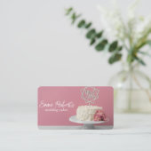 Carte De Visite Anniversaire des gâteaux Mariages (Debout devant)
