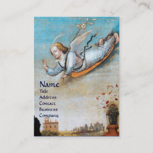 Carte De Visite ANNONCE ANGEL MONOGRAM papier perle