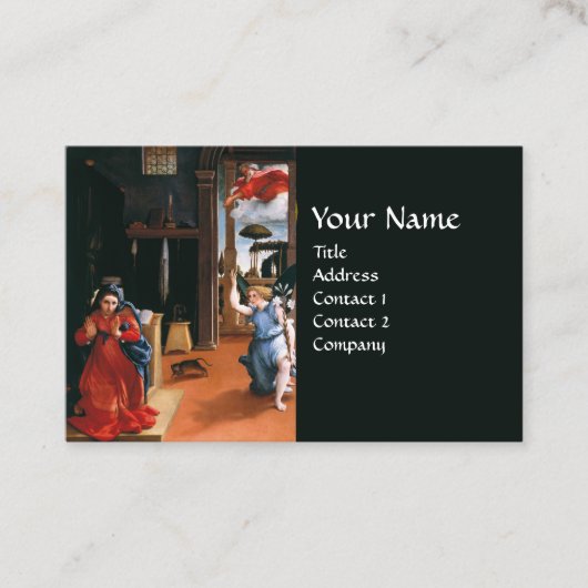 Carte De Visite ANNONCE RECANATI par Lorenzo Lotto (Devant)