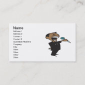 Carte De Visite Annonceur de lutte (Devant)