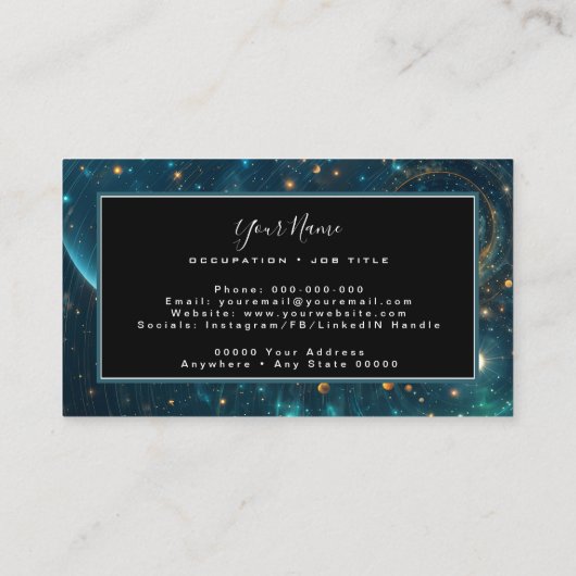 Carte De Visite Annuler l'éclipse (Dos)