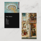 Carte De Visite Annunciation ,Saint Emidius and an OVNI (Devant / Derrière)