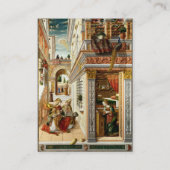 Carte De Visite Annunciation ,Saint Emidius and an OVNI (Dos)
