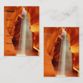 Carte De Visite Antelope Canyon (Devant / Derrière)