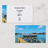Carte De Visite Antigua Dock (Devant / Derrière)