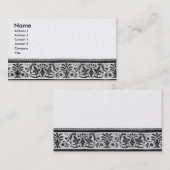 Carte de visite antique 1 de frontière (Devant / Derrière)