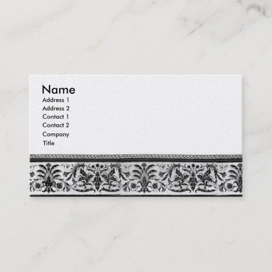 Carte de visite antique 1 de frontière (Devant)