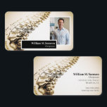 Carte De Visite Antique anatomique illustration chiropraticien pho<br><div class="desc">Ce carte de visite photo sophistiqué et intellectuel présente une illustration anatomique antique magnifiquement détaillée, ce qui en fait un excellent choix pour les chiropraticiens, les ostéopathes et les spécialistes musculosquelettiques. Avec son esthétique scientifique vintage en noir et blanc, ce design exhale le professionnalisme et l'expertise, idéal pour ceux en...</div>