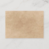 carte de visite "Antique/Antique Enchère" (Dos)