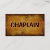 Carte de visite antique aumônier (Devant)