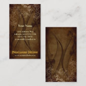 Carte de visite antique Brown (Devant / Derrière)