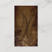 Carte de visite antique Brown (Dos)