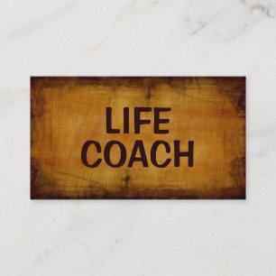 Carte de visite antique Coach de vie