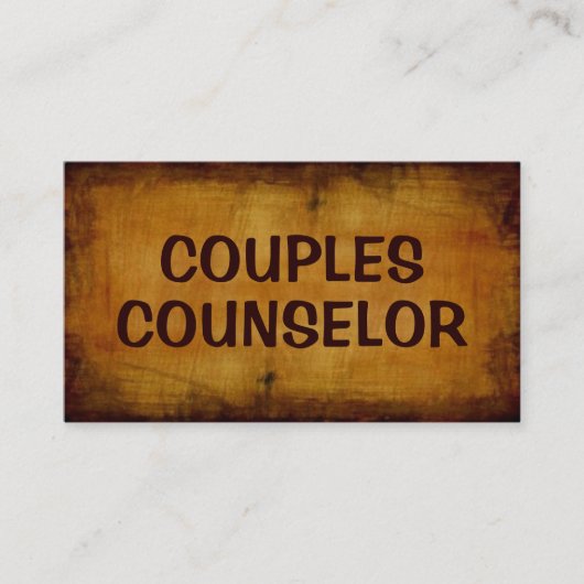 Carte de visite antique Conseiller de couples (Devant)